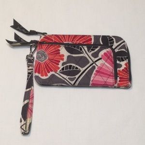 Vera Bradley Wristlet Card Holder Cheery Blossoms